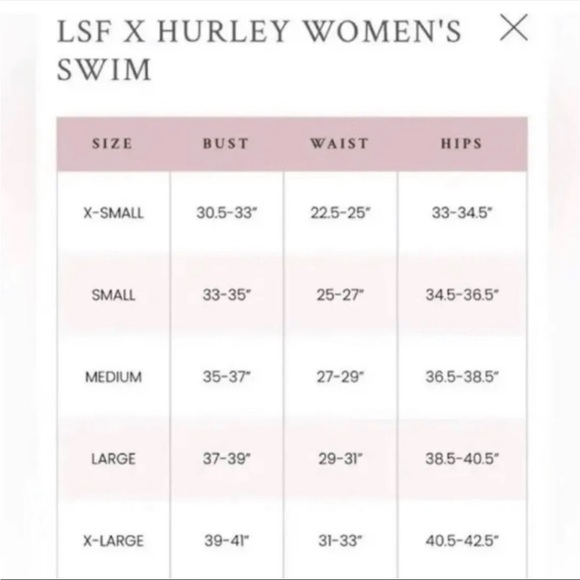 💓NWT Hurley X LoveShackFancy One-Piece Bikini💓 - Picture 13 of 13